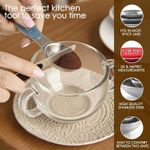 product_image_name-vexiSeek-Stainless Steel Magnetic Measuring Spoons Set of 9 with Leveler,Dual Sided, Stackable, Adjustable Teaspoon and Tablespoon, Measuring Liquids and Dry Ingredients, Baking& Cooking Gadgest,Multicolor-4