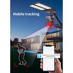 Generic WiFi Solar Streerlight Camera with Three-Screen Displays - Black - image 4