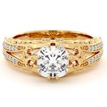 product_image_name-Generic-1 Piece Engagement/Wedding Ring- Gold-1
