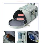 product_image_name-Fashion-Multifunctional Travel Backpack Large Capacity Portable Drum Bag Sports Bag(Blue) -3