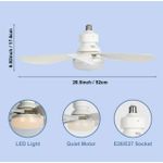 product_image_name-Hello Quality-24W Energy Saving Socket Fan Light-Screw Ceiling Fan with Warm-White Colour Light and Remote E27 Socket Fan with LED for Bathroom Bedroom Kitchen etc-4