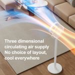 product_image_name-Generic-Adjustable high and low fans,5-speed wind speed, Type-C charging interface, modern fan USB charging port, household floor fan-2