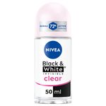 product_image_name-NIVEA-Black & White Invisible Clear Anti-Perspirant Roll-on For Women 72h - 50ml (Pack Of 2)-2