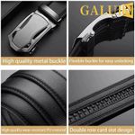 product_image_name-GALUIN-Stylish business men's belt, metal buckle belt, high-quality PU leather soft belt, suitable for work pants and jeans - silver-4
