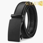 product_image_name-GALUIN-Stylish business men's belt, metal buckle belt, high-quality PU leather soft belt, suitable for work pants and jeans - silver-6