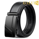 product_image_name-GALUIN-Stylish business men's belt, metal buckle belt, high-quality PU leather soft belt, suitable for work pants and jeans - silver-7