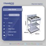 product_image_name-Nasco-NASGS-K5BW-S Gas Stove - 5 Burner - White-2