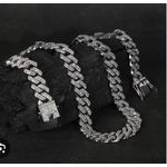 AD Sliver Necklace with Sparkle Blinks - Sliver - image 3
