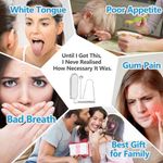 product_image_name-Generic-3pcs/set Reusable Stainless Steel Tongue Scraper - Silver-5