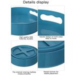 White Label Multi-function Rotating Tray - Blue - image 2