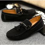 product_image_name-Fashion-Classic Tassel Pendant Men's One-Step Casual Shoes  Men's Loafers & Slip-Ons - Black-6