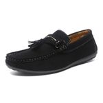 product_image_name-Fashion-Classic Tassel Pendant Men's One-Step Casual Shoes  Men's Loafers & Slip-Ons - Black-7