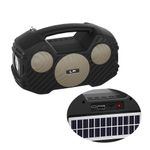 product_image_name-LP-Portable Wireless Bluetooth Speaker with FM Radio, Solar Charging & Torch – Super Bass Outdoor Loudspeaker Black/Gold -1