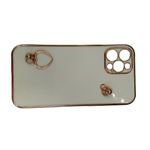 product_image_name-Generic-IPHONE 12    PRO 12 PRO MAX 12 MINI Phone back cover - Cream/Gold-1