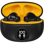 Generic TWS Wave Wireless Earphones Bluetooth 5.3 with Charging Case, Type-C Fast Charging, Touch Control, Noise Reduction, Built-in Mic for Calls and Music - Compatible with iOS & Android - image 2