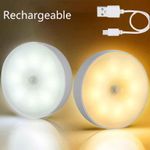 Generic 2pcs Rechargeable LED Motion Sensor Night Light Auto On/Off