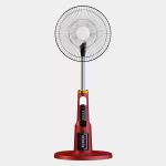 Generic 3-in-1 Multifunctional Solar Standing Fan with Mosquito Killer & Digital Display - White - image 3