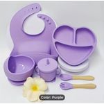 Happy Baby 6PCS Silicon Feeding set