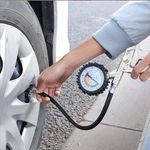 Generic Inflator and Gauge Kit – Silver Air Tire Pressure Gun - image 2