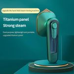 product_image_name-Generic-Portable Mini Electric Travel Iron - Wet & Dry Steam Press – Green - 800W-2