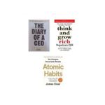 product_image_name-Penguin-The Diary Of A CEO, Think And Grow Rich, And At*mic Habits- ( 3 Books Set )-1