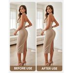 product_image_name-Fashion-Latex False Square Angle Underwear, Women's Padded Hip Lifting Shapewear, Latex Boxer Briefs color black-5