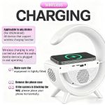 product_image_name-Generic-Wireless Charging Multifunctional Bluetooth Speaker Alarm Clock - Bedside Lamp for Heavy Sleepers-3