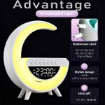 product_image_name-Generic-Wireless Charging Multifunctional Bluetooth Speaker Alarm Clock - Bedside Lamp for Heavy Sleepers-5