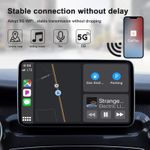 Generic USB + USB-C / Type-C Wired to Wireless Carplay Adapter for iPhone - Black - image 6