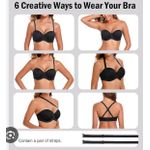 AD  Magic Pro Push Up Bra for Women - Black - image 2