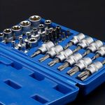 Generic 34-Piece Torx & E-Torx Socket Set - 1/4", 3/8", & 1/2" Drive - image 4