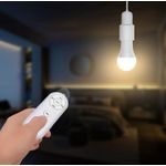 Generic E27 Screw-Base Wireless Light Socket/Wireless Remote-Controlled Smart Timer Light Socket Adapter - image 8