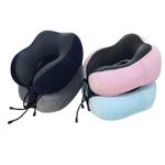 product_image_name-AD GALAXY-1pc Classic Travel Neck Pillow - Multicolor -1