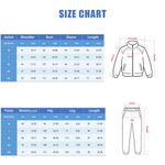 Kepokasn Men'S Jacket And Long Pants 2pcs Set-Red - image 3