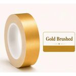 AD 10rolls Shinny Acrylic Mirror Surface Tape For Interior Decoration - Gold - image 2