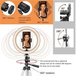 Generic 26cm Tri-colour Dimmable LED Beauty Ring Light Tripod - image 3