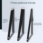 Generic Nail Clippers - Grooming Kit - 16 Pieces - Black & Brown - image 6