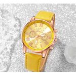 product_image_name-GENEVA-Ladies Leather Watch - yellow-1