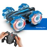 product_image_name-Generic-4-wheel drive remote control car, children's drift off-road toy car with colorful lights-1