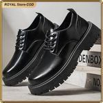 product_image_name-ASHION-Men's Matte Black Leather Shoes ? Anti-Slip Elevated Sole, Formal & Casual Look - Black - EU 41-2