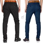 White Label 2-Piece Khaki Trousers - Black/Dark Blue - image 2