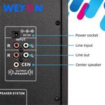 product_image_name-WEYON-358 5.1ch Blutooth Speaker  Home Threater - Black-5
