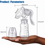 STY Manual Breast Pump with Milk Storage Bags Set BPA-Free Material - image 7