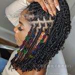 product_image_name-Generic-20 PCS Colorful Dreadlock Hair Beads – Neon Stripe Braiding Accessories for Braids & Locs-3