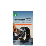 Generic ge strap Bw8 Men luxurious round screen SIM card smart watch - image 2