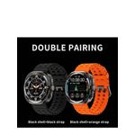 Generic ge strap Bw8 Men luxurious round screen SIM card smart watch - image 3