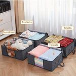 product_image_name-Generic-Foldable Storage Bag, 6 Pack, with Reinforced Handles-5
