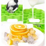 Generic Silicone Ice Cube Tray with Lid 37 Grid Stackable Ice Cube Mould Maker - image 3