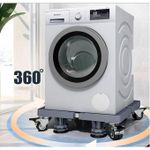 product_image_name-White Label-Universal Mobile Base Dorm Fridge Stand With8 Strong Feet Multi-Functional - Grey/Black-3