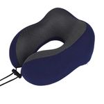 TVG Picture colour travel neck pillow foldable potable with drawstring carrying bag - image 3